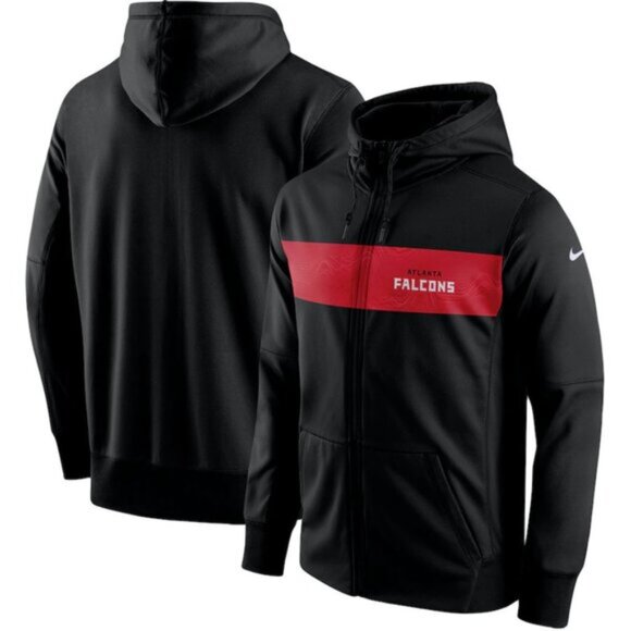 Nike Other - Nike Men's Black and Red Falcons Zip Hoodie